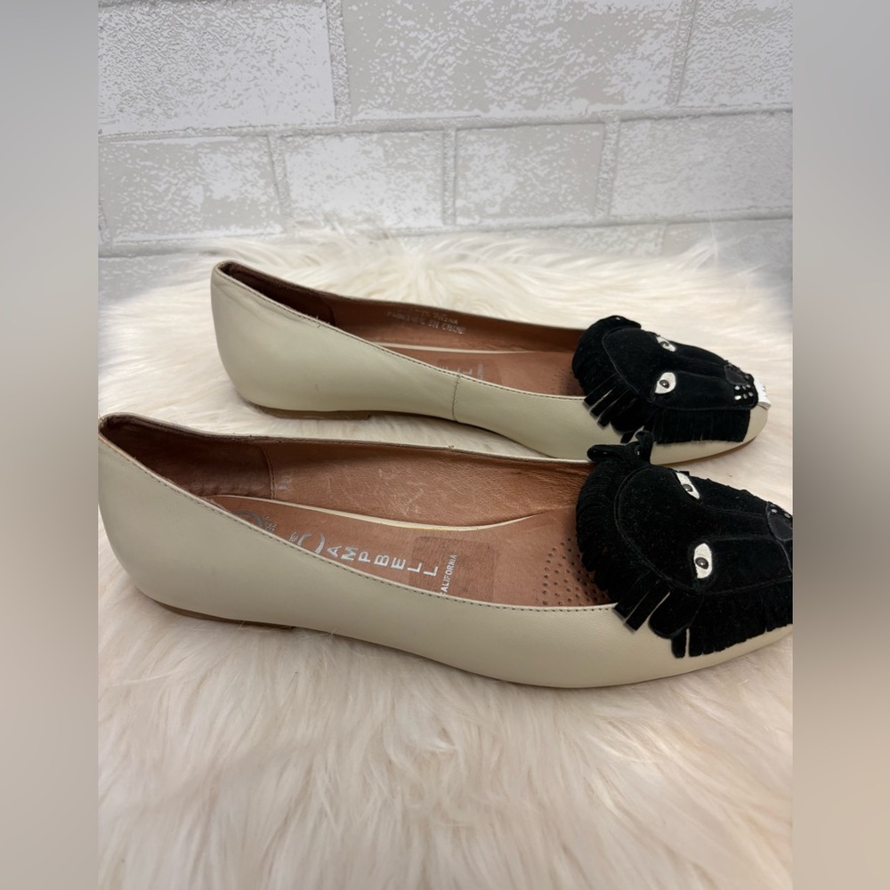 Jeffrey Campbell Leon The Lion Leather Flats Sz 9.5 - Picture 5 of 7
